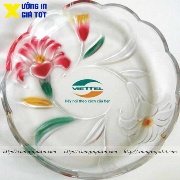 Địa chỉ in ấn bát đĩa thủy tinh quà tặng giá tốt nhất Hà Nội