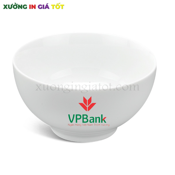 bát đĩa in logo VP Bank