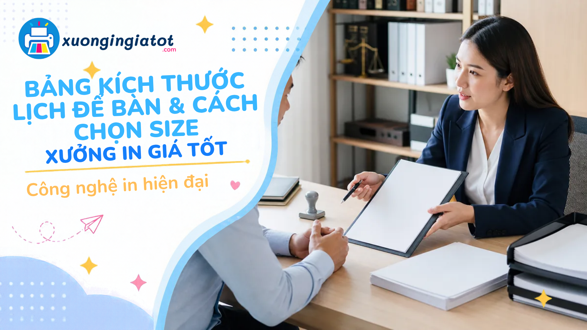 Bảng Kích Thước Lịch Để Bàn & Cách Chọn Size Phù Hợp