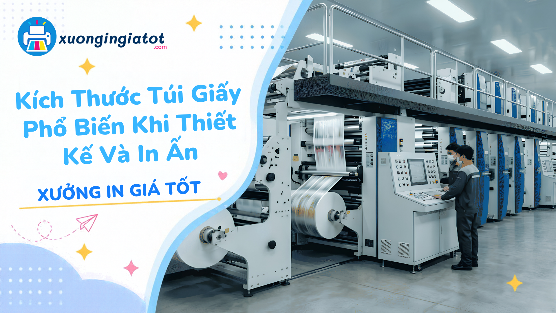 Kích Thước Túi Giấy Phổ Biến Khi Thiết Kế Và In Ấn