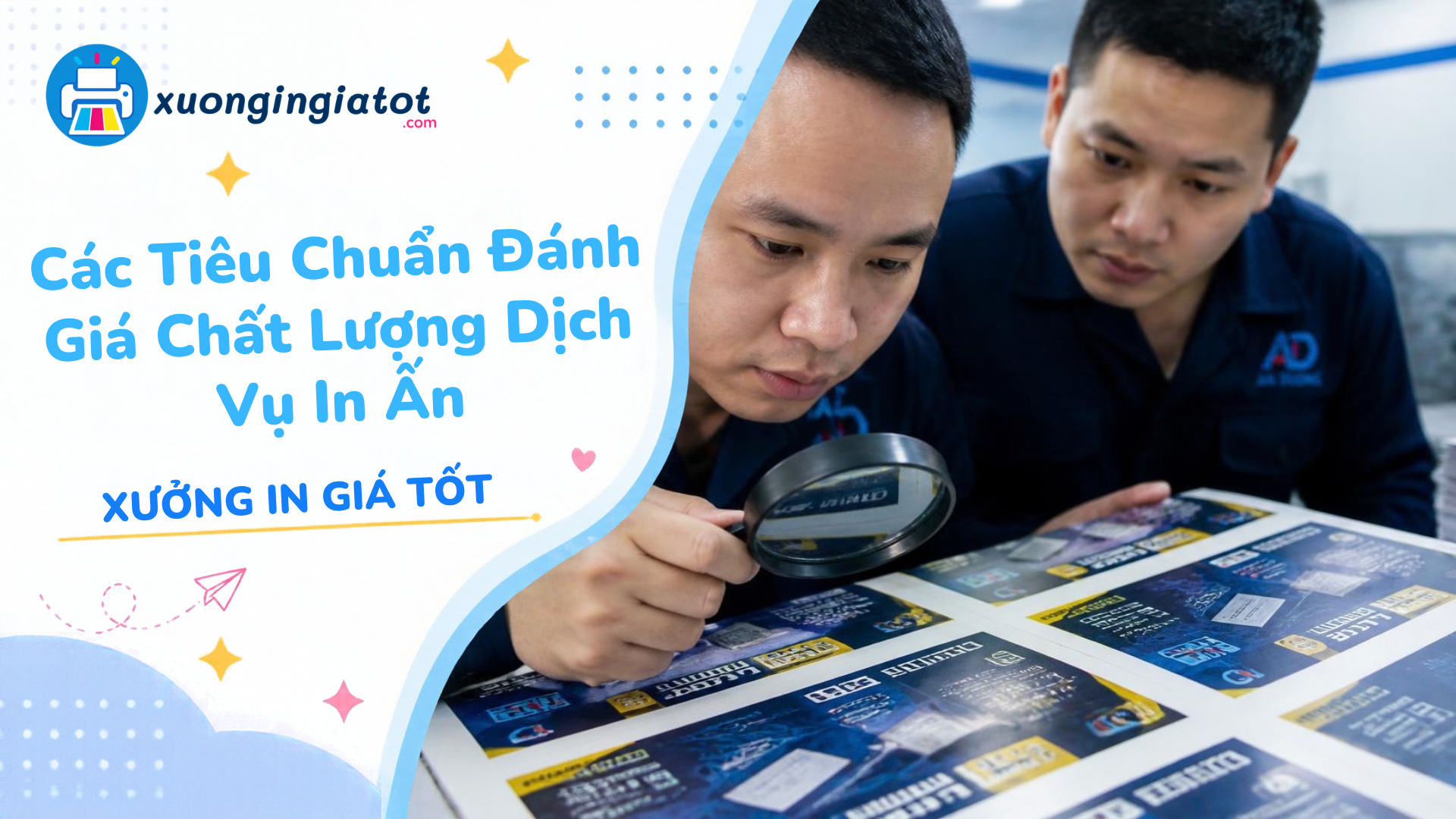 Các Tiêu Chuẩn Đánh Giá Chất Lượng Dịch Vụ In Ấn