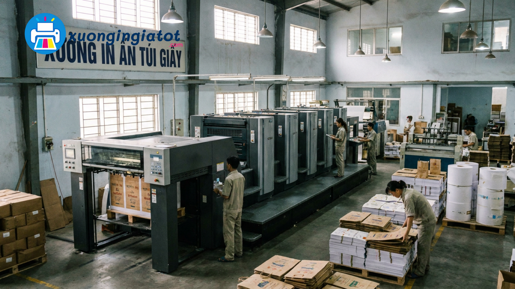 Xác định kích thước túi giấy trước khi in giúp doanh nghiệp chủ động hơn trong quá trình thiết kế
