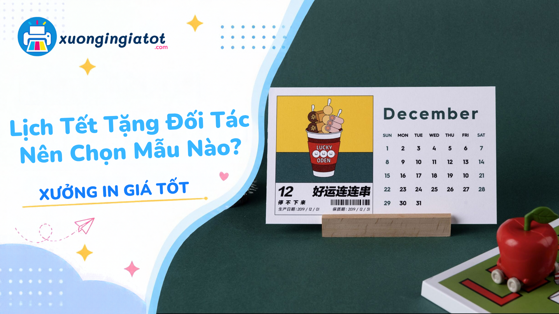 Lịch Tết Tặng Đối Tác Nên Chọn Mẫu Nào?