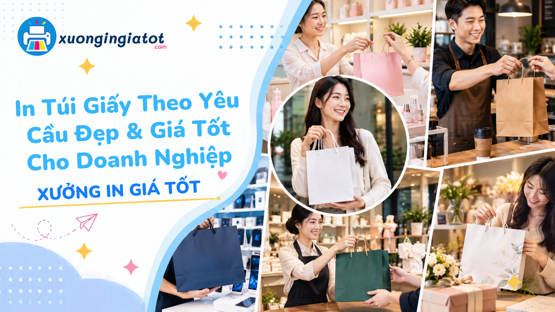 In Túi Giấy Theo Yêu Cầu Đẹp & Giá Tốt Cho Doanh Nghiệp